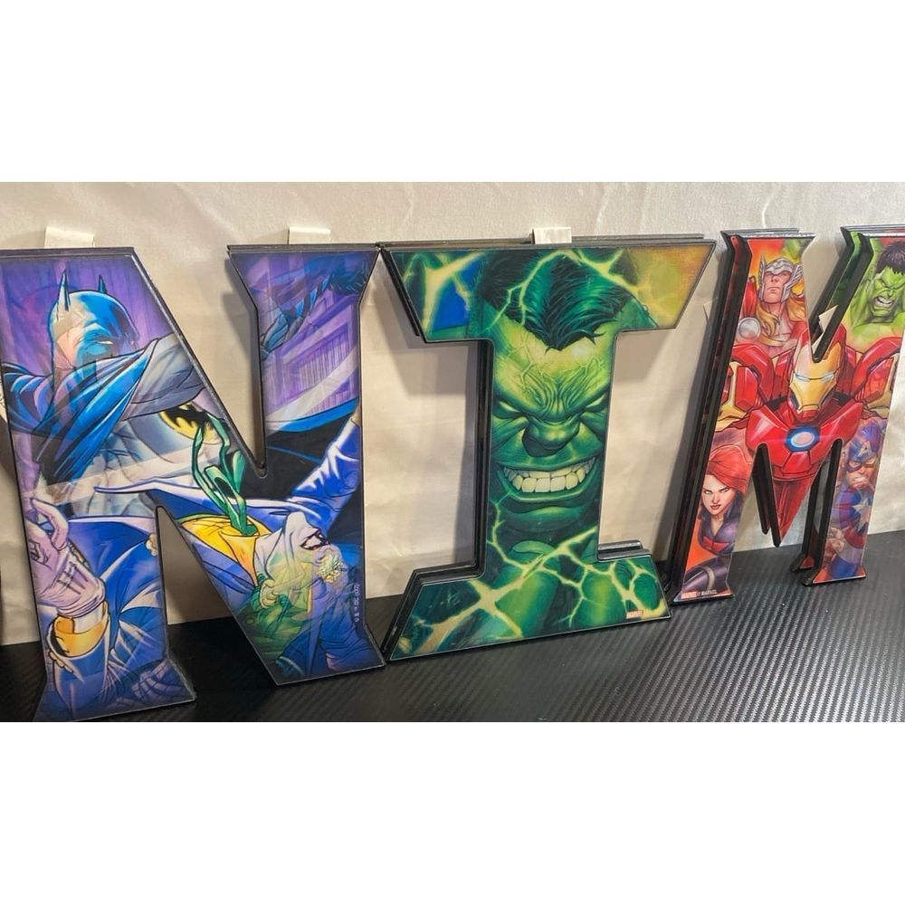Super Hero 3D‎ Letters
